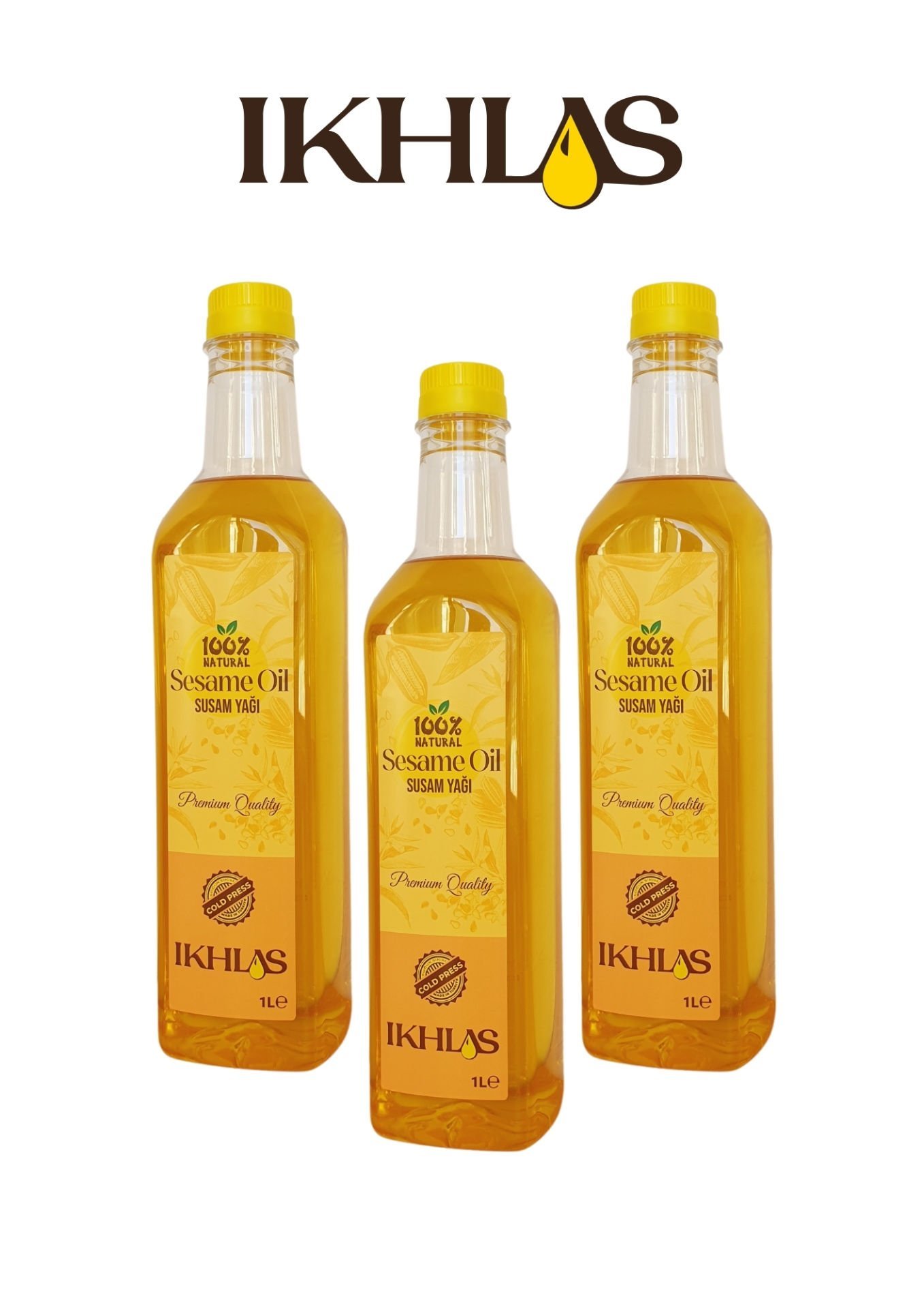 Susam Yağı 1 Lt (3lü Paket) Kargo Bedava