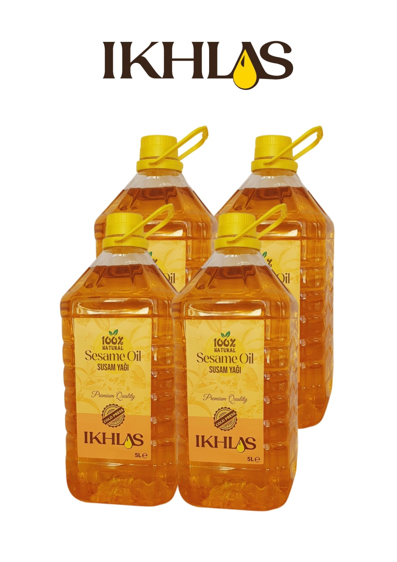 Susam Yağı 5 Lt (4'lü Paket) Kargo Bedava