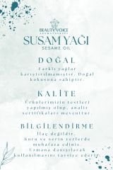 Organik Susam Yağı 100 ml Cam Şişe, (Kargo Bedava)