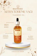 Organik Keten Tohumu Yağı 100 ml Cam Şişe (Kargo Bedava)