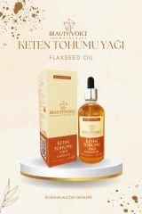 Organik Keten Tohumu Yağı 100 ml Cam Şişe (Kargo Bedava)