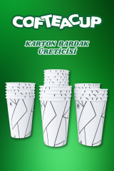 Cofteacup 12 Oz Karton Bardak 1000 Adet