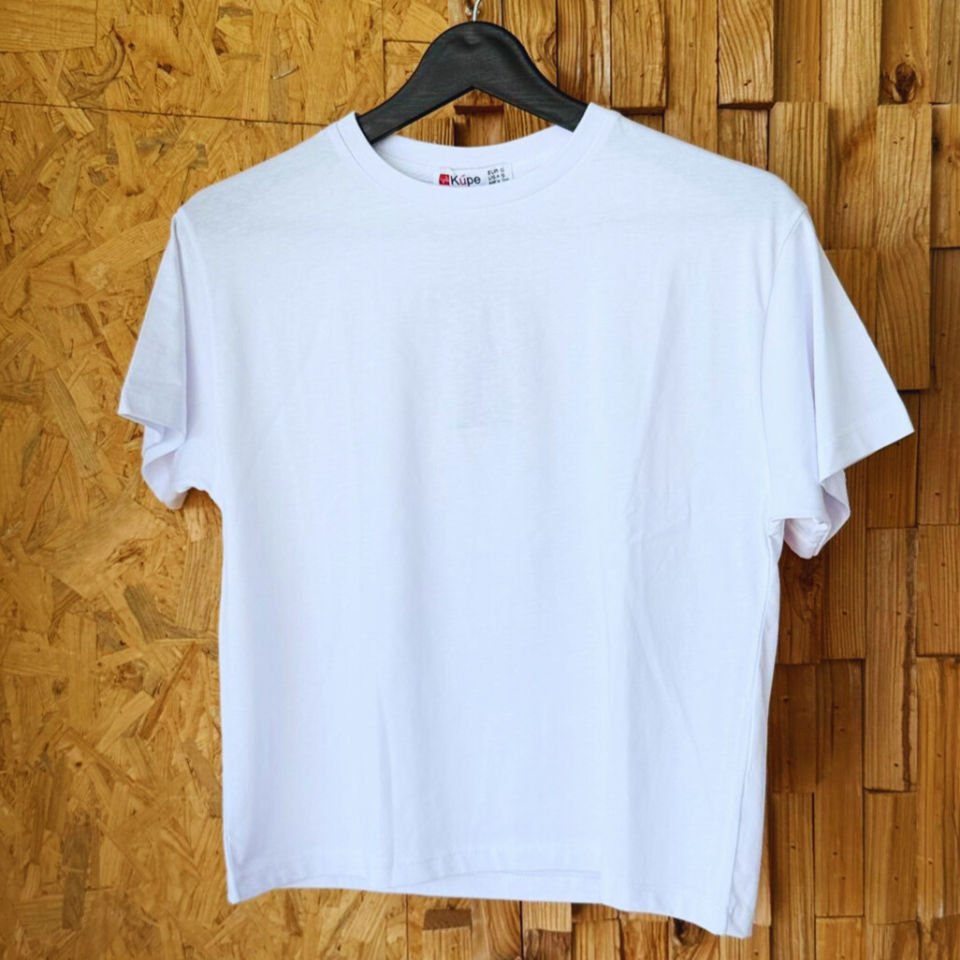 Kadın yuvarlak yakalı T-shirt – Emoop tasarım