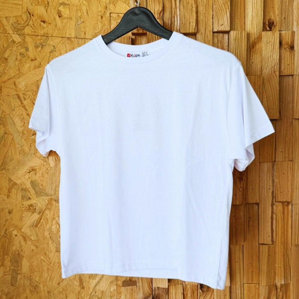 Kadın yuvarlak yakalı T-shirt – Emoop tasarım