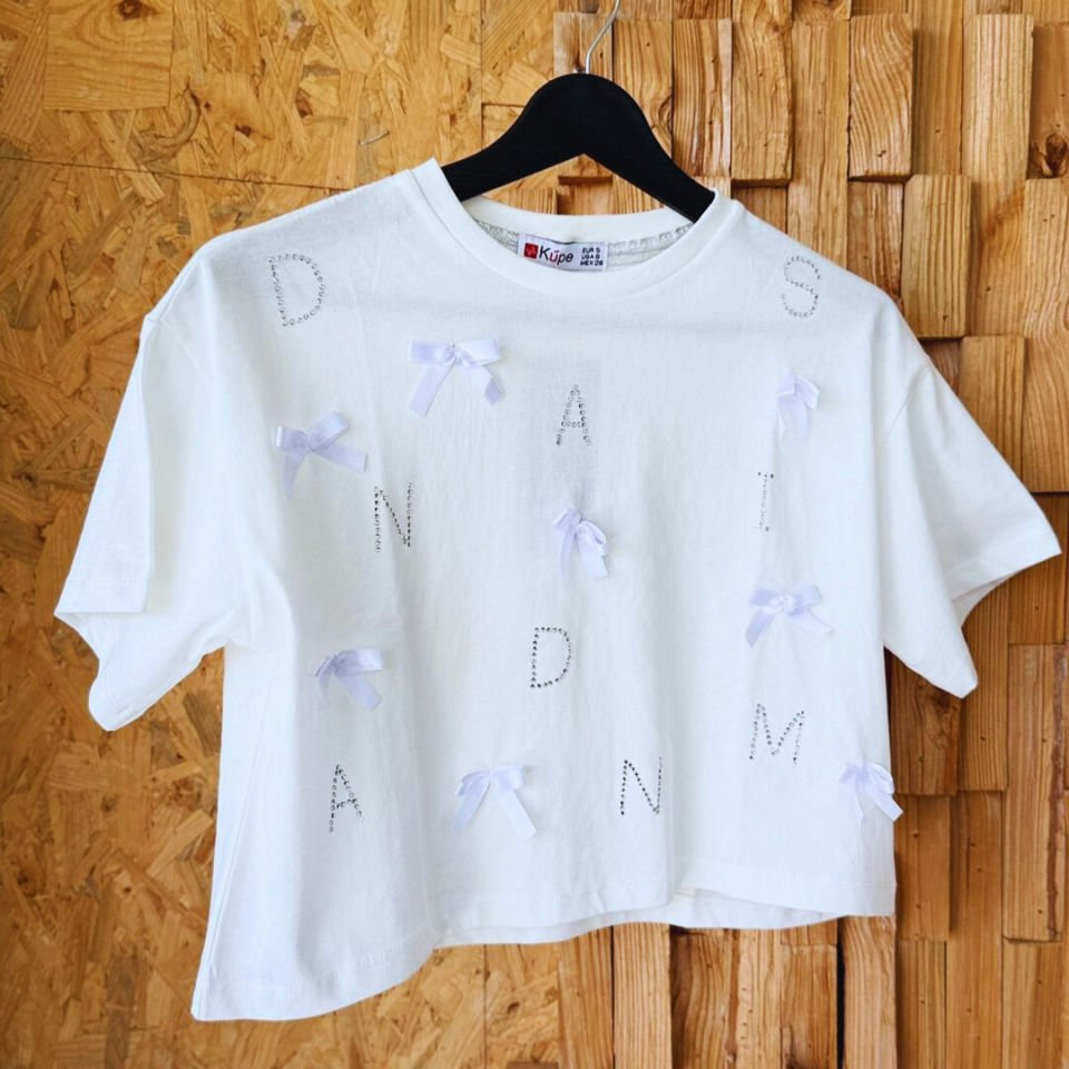 crop ve bol kesim (boxy) T-shirt