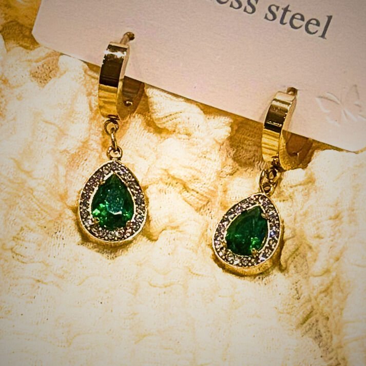 گوشوارهای ندار رنگ طلای