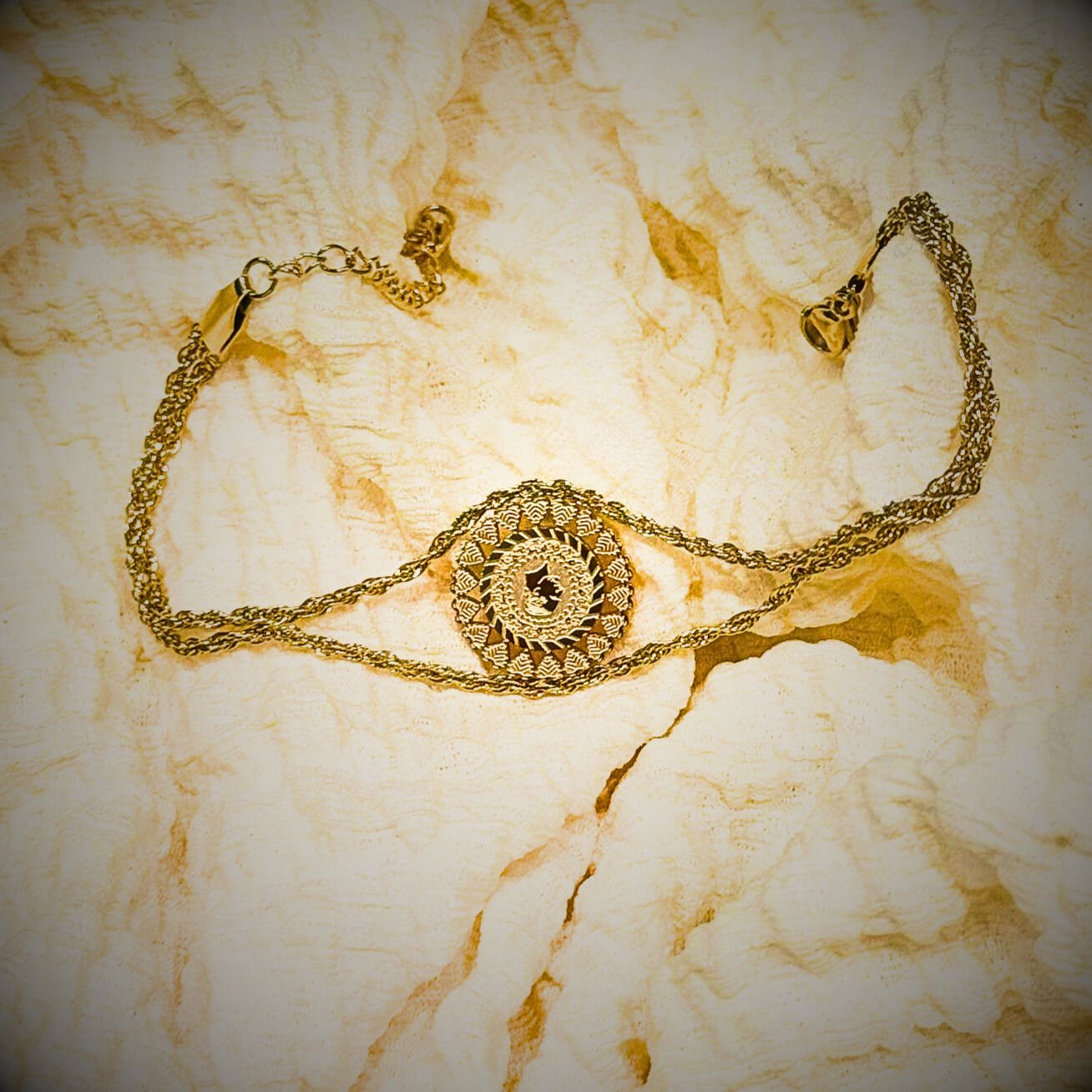 دستبند پیچ طرح قلب