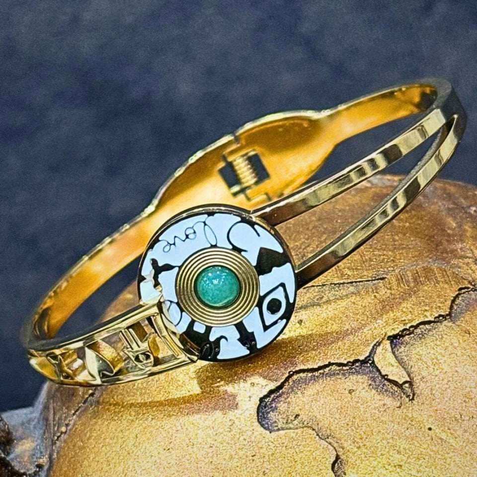 دستبند فولادی (طلایی)